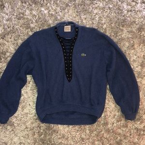 vintage lacoste sweater